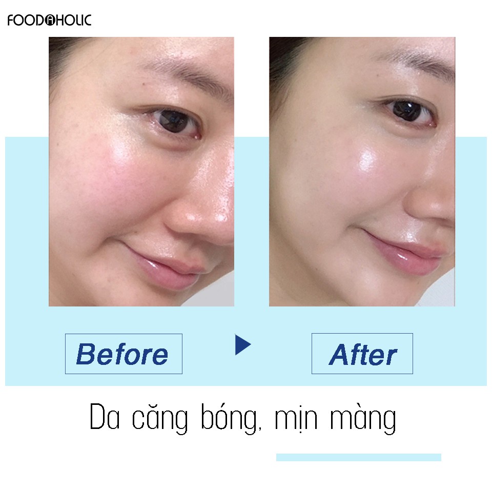 Combo 5 Mặt Nạ Cấp Ẩm Dưỡng Sáng, Tăng Độ Đàn Hồi Săn Chắc Da Foodaholic Bird's Nest Aqua Essential Mask 23g X 5