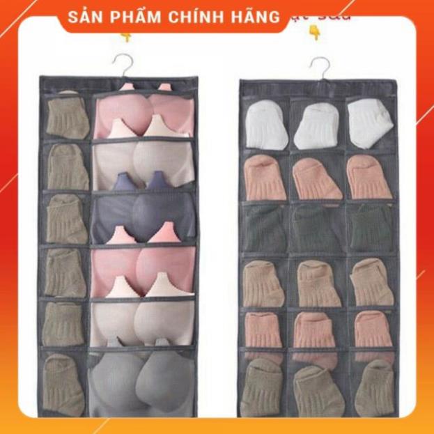 Túi treo đồ lót ,tất 2 mặt 30 ngăn tiện dụng