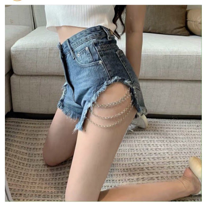 ☘️QUẦN JEAN PHỐI XÍCH TẠO CẢM GIÁC CHÂN DÀI☘️
