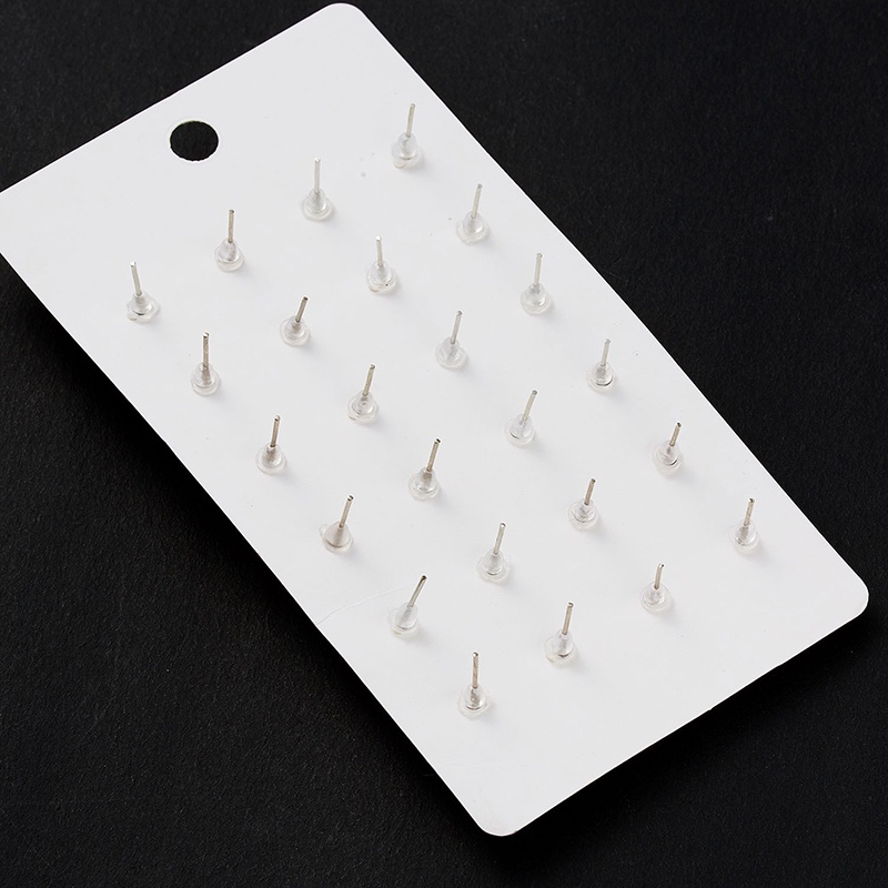 Set 12 Đôi Khuyên Tai Thẻ Tròn Đính Đá Nhiều Màu Thời Trang Cho Nữ