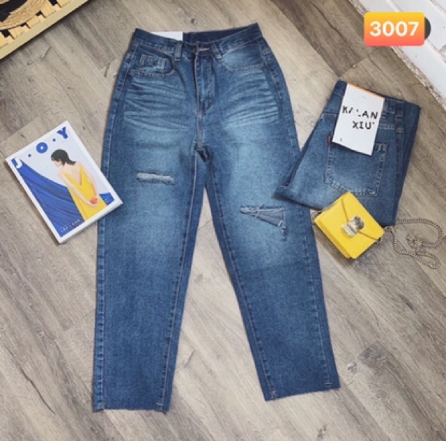 QUẦN JEAN BAGGY RÁCH XANH ĐẬM🎯mã 3007 | BigBuy360 - bigbuy360.vn