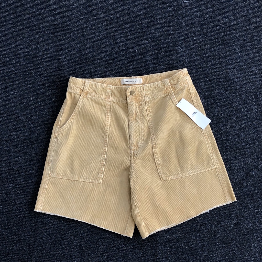 Quần short Nhung Tăm thời trang chất liệu Bogen form quần cứng cáp " URBAN OUTFITTERS " Hàng chính hãng/Oshop