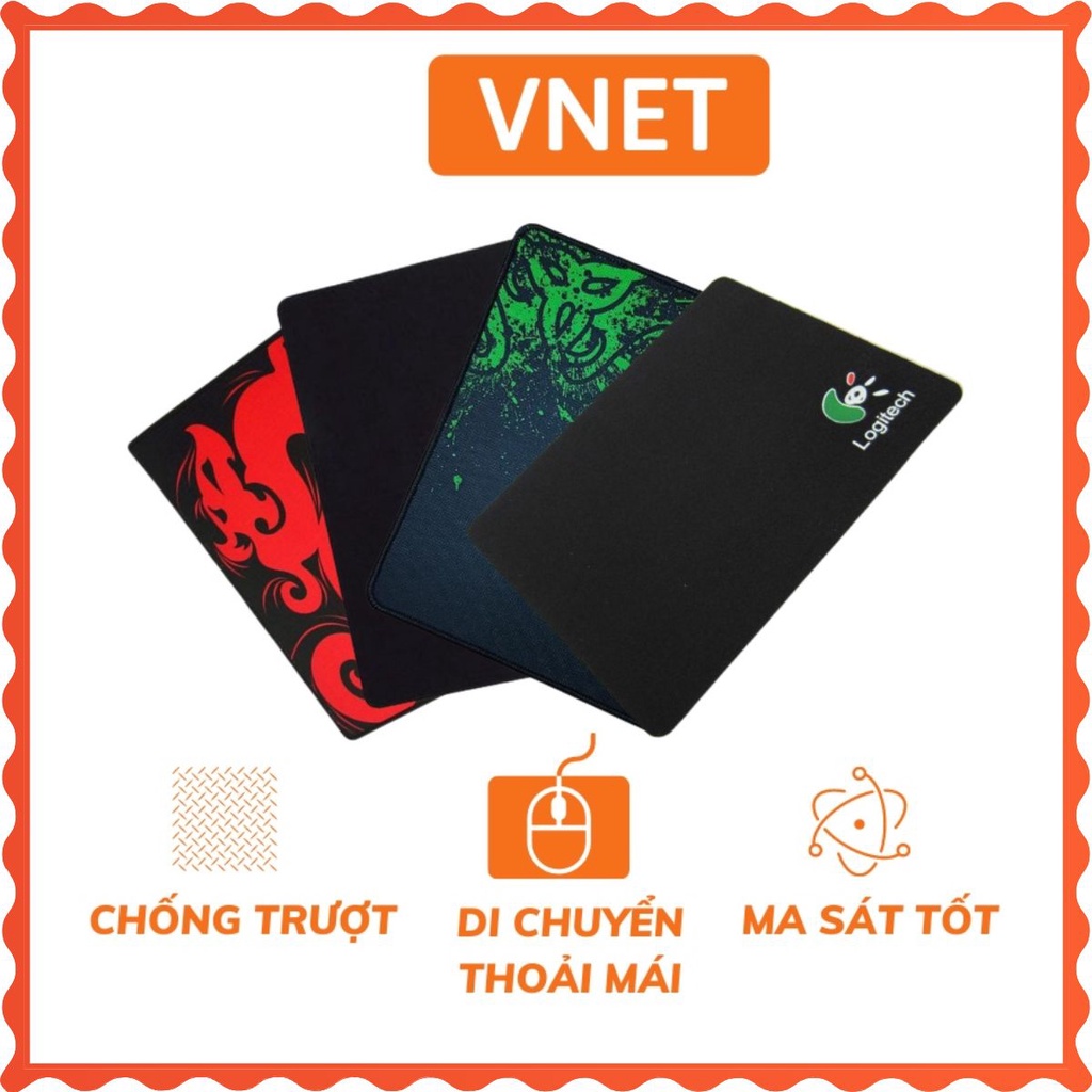 Miếng lót chuột gaming, pad chuột 2 ly cỡ nhỏ 20 x 25cm / 18 x 22cm nhiều mẫu mã đẹp