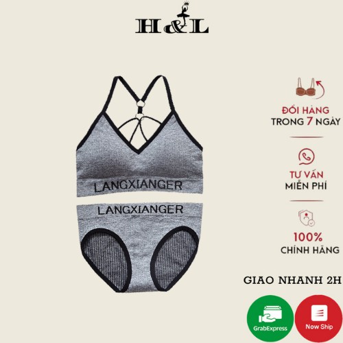 Bộ Đồ Lót Nữ - Set Áo Ngực Quần Lót Cotton Kèm Mút Không Gọng  LANGXIANGER 3349 | BigBuy360 - bigbuy360.vn