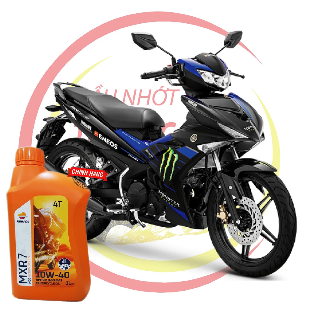 Nhớt Repsol MXR 7 10W40 dành cho xe số, tay côn