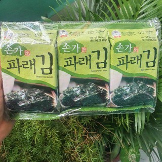 snack rong biển xanh lốc 3 gói 5gr hàn quốc