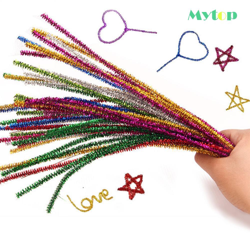 Set 100 Dây Kẽm Nhung Nhiều Màu Sắc Sáng Tạo Cho Bé | BigBuy360 - bigbuy360.vn