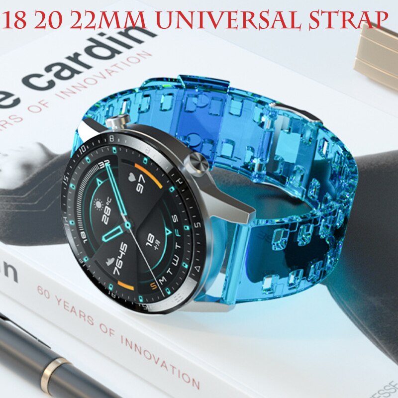 HUAWEI Dây Đeo Silicone 18 20 22mm Cho Đồng Hồ Thông Minh Samsung Galaxy Watch Band 42 46mm Gear S3