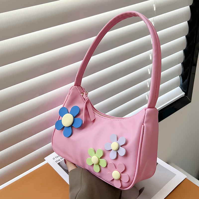 Túi Đeo Vai Hình Hoa Dễ Thương Phong Cách Hàn Quốc Cho Nữ
