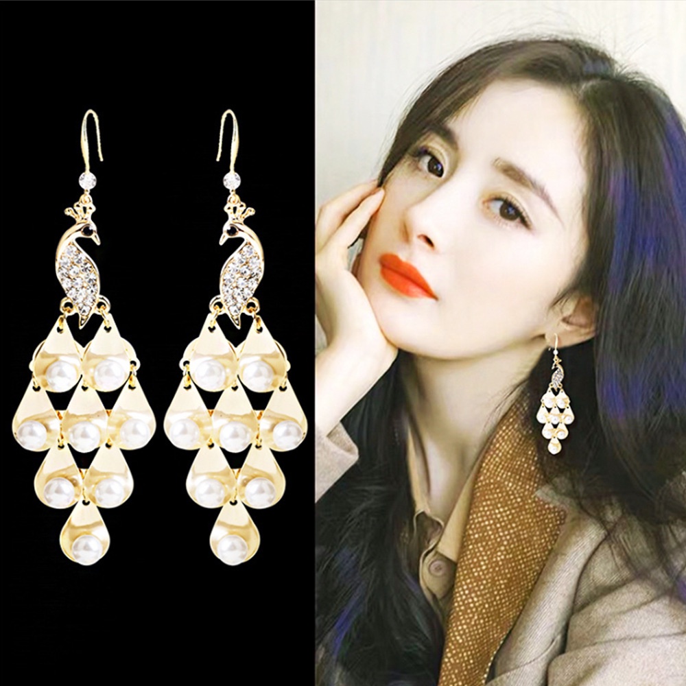 Bông tai mạ bạc 925 thiết kế đơn giản sang trọng cho nữ - B38