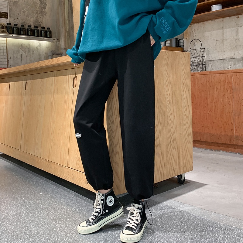 NRVP Quần Thể Thao Ống Rộng Phong Cách Thời Trang Hàn Quốc Dành Cho Nam Và Nữ