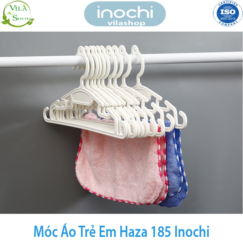 [ Combo ] Móc Quần Áo Mỏng Trẻ Em Hara 185, Mắc Treo Quần Áo Nhựa Trẻ Em, Trẻ Sơ Sinh Cao Cấp Inochi Tiêu Chẩn Nhật