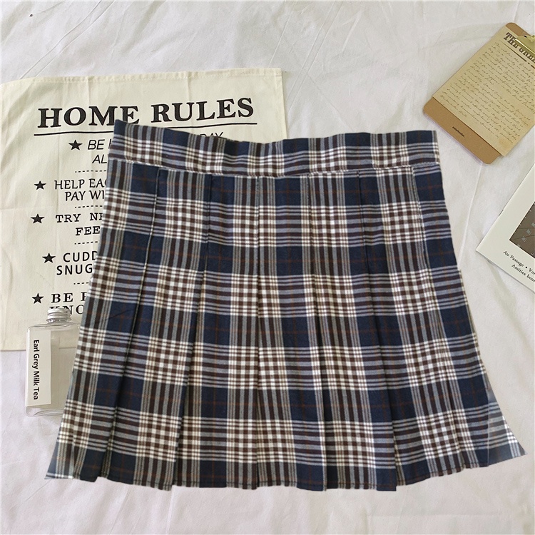 Chân váy tennis xếp ly caro dáng xòe có quần lót trong mã VayTenis-Caro - Kyotstore