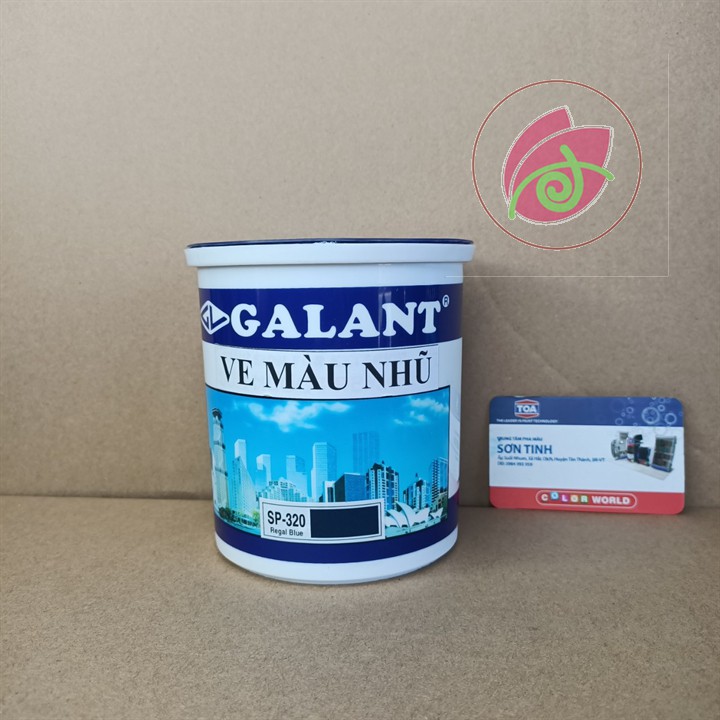 [Sơn chậu] Ve màu Xanh dương Galant 1kg