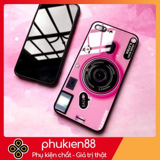 [ Freeship từ 50K] Ốp kính hình máy ảnh siêu xinh - iPhone 6/6S - 6 Plus/ 6S Plus - 7/ 8 - 7 Plus/ 8 Plus - X/ XS/XS Max