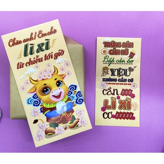 Bao lì xì tết 2021 nhiều mẫu