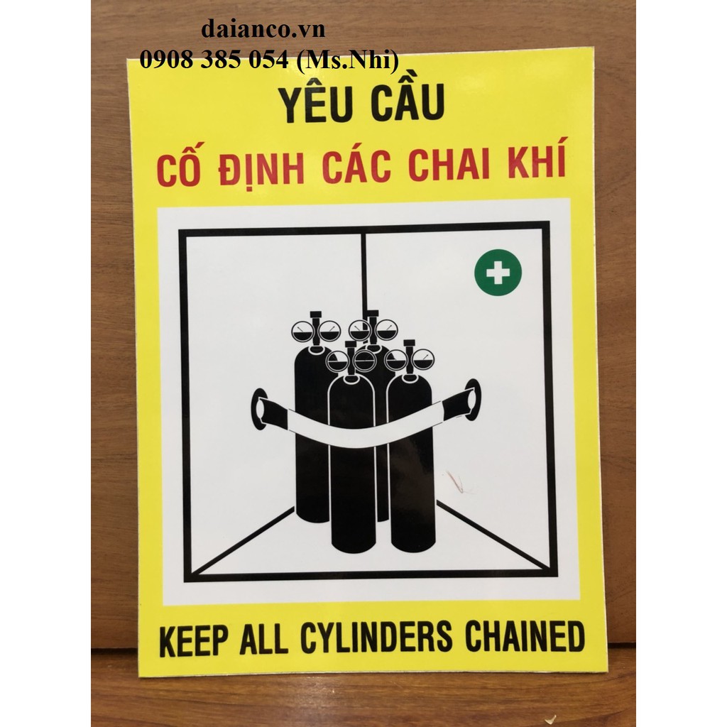 [HCM] KHUYẾN MÃI Bảng cảnh báo chất liệu fomex nội dung như hình- KT 30x40cm- Hàng sẵn