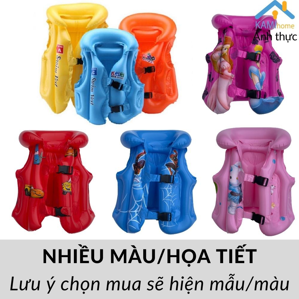 Áo phao tập bơi cho Bé gái (Từ 1-6 tuổi) bơm hơi tiện lợi mã 50023