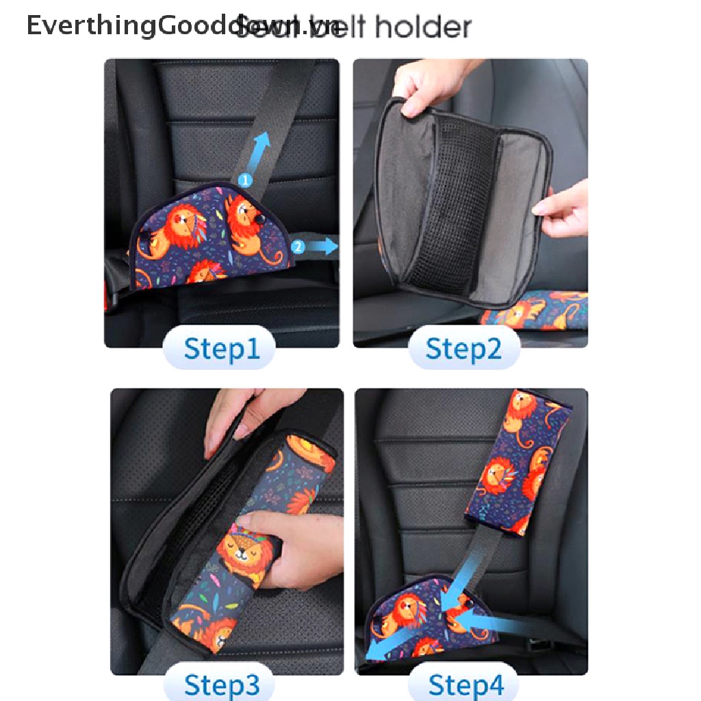 Vỏ Bọc Dây Đai An Toàn Trên Xe Hơi Có Thể Điều Chỉnh Dành Cho Bé