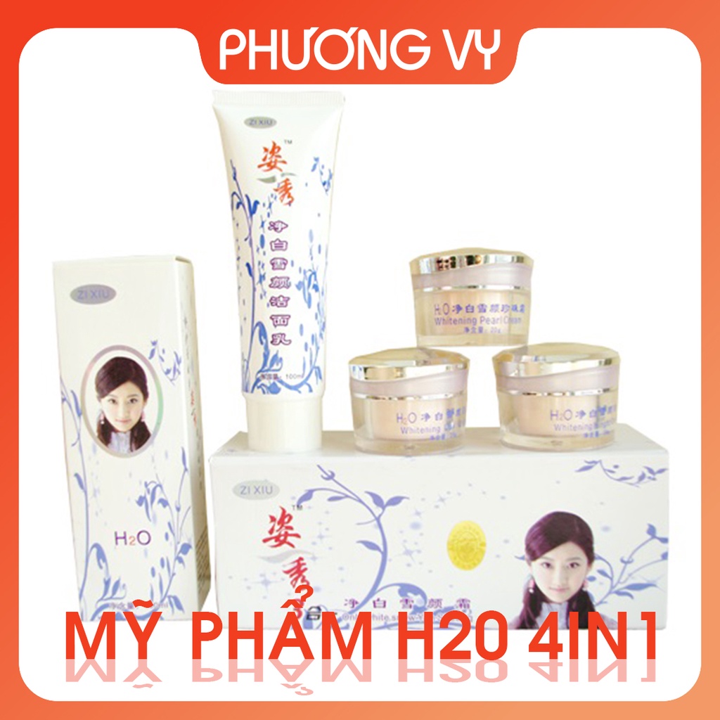 [CHÍNH HÃNG] Bộ mỹ phẩm H2O 4in1, chuyên làm mờ nám, tàn nhang và dưỡng trắng da, kem nám Nhật Bản, mỹ phẩm H2O.