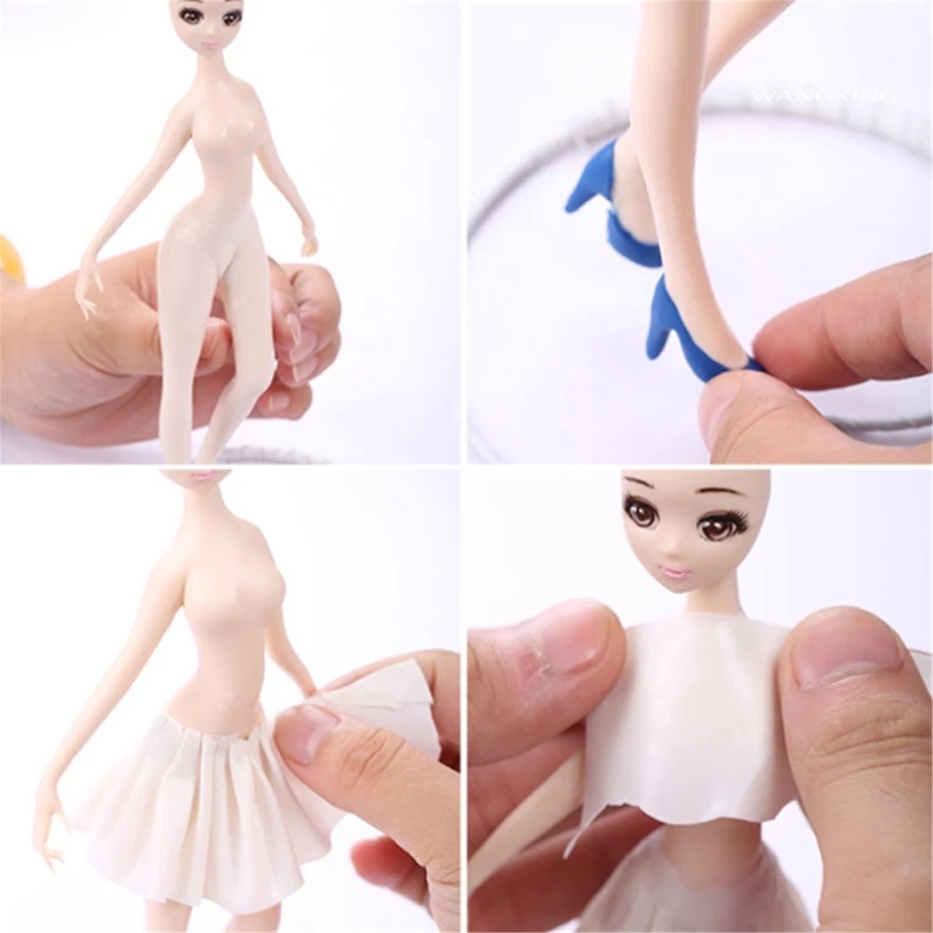 Khuôn Silicone Làm Bánh Tạo Hình Đầu Búp Bê Diy