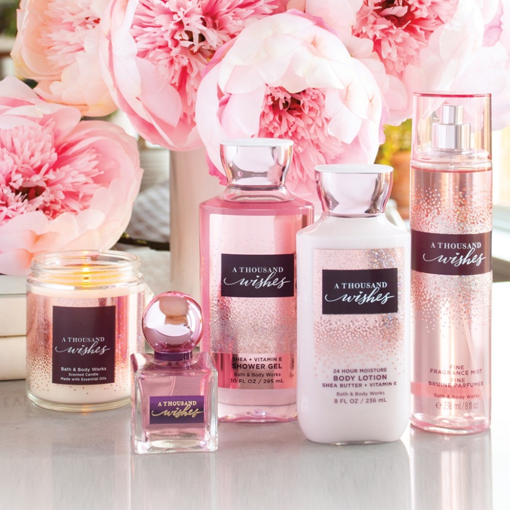 Nước Hoa Bath & Body Eau De Parfum A Thousand Wishes Chai 50ml Hương Hoa Mẫu Đơn Ngọt Ngào