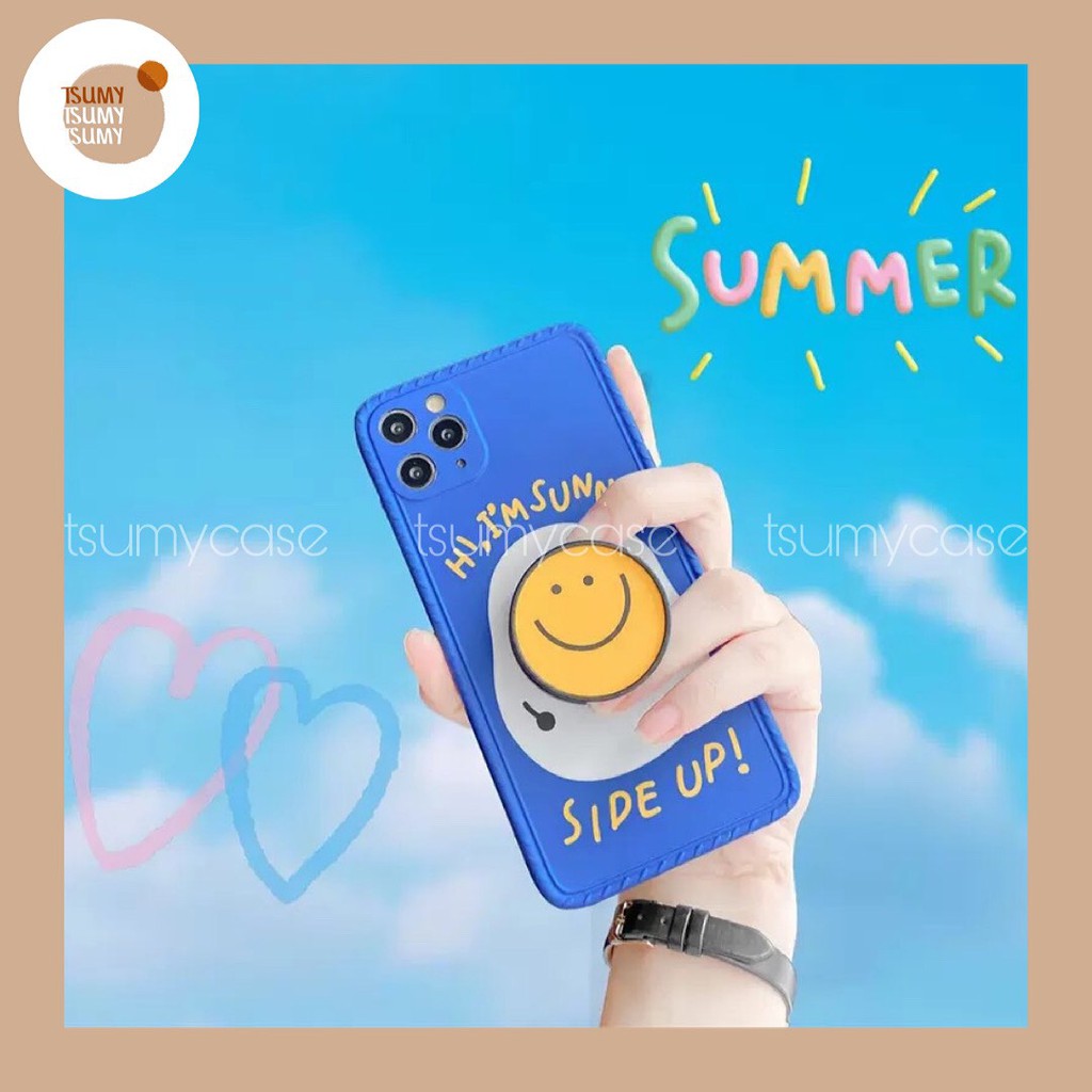 Ốp lưng điện thoại chống sốc EMOTION CẢM XÚC kèm Popsocket cho iPhone 12 11 Pro Max Xr X Xs Max Se 2020 6 6s 7 8 Plus