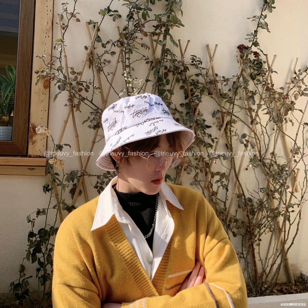 Nón tai bèo nam nữ thể thao vành tròn 2 lớp, mũ bucket THUFLIFE - trieuvy_fashion