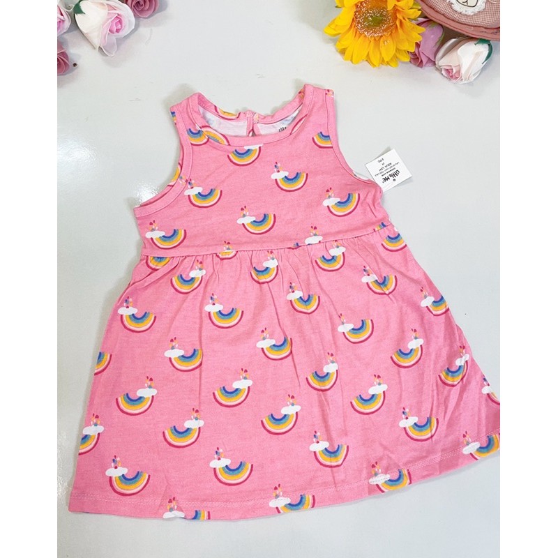 Váy Little Me xuất dư xịn cotton cho bé gái❤️ mẫu siêu yêu❤️ bé từ 12M-4Y