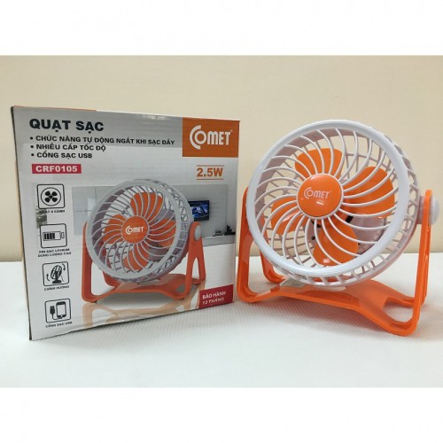 Quạt Sạc Mini Comet CRF0105