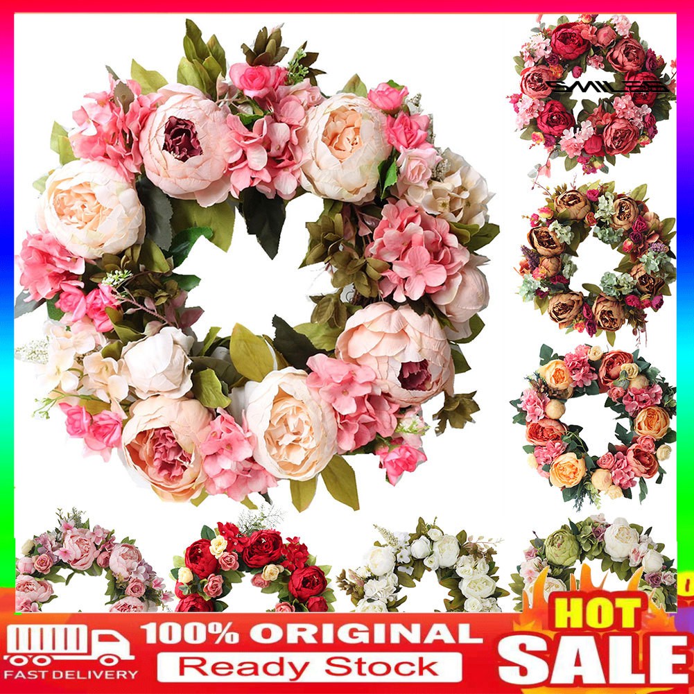 Vòng Hoa Treo Trang Trí Giáng Sinh 40cm