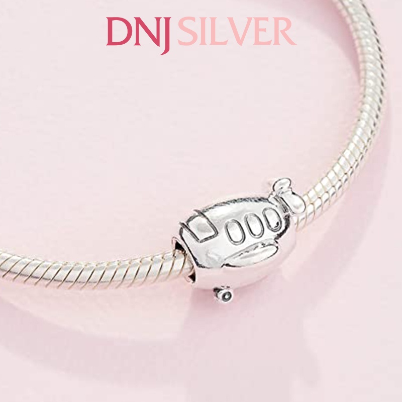 Charm bạc 925 cao cấp, hàng chuẩn bạc - Charm Aeroplane Travel thích hợp để mix vòng tay charm - DN292