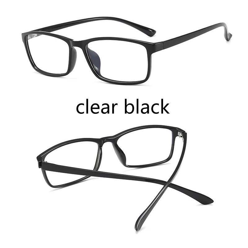 Kính cận Blue Light Anti-radiation Photochromic Eyeglasses TR90 Square Frame