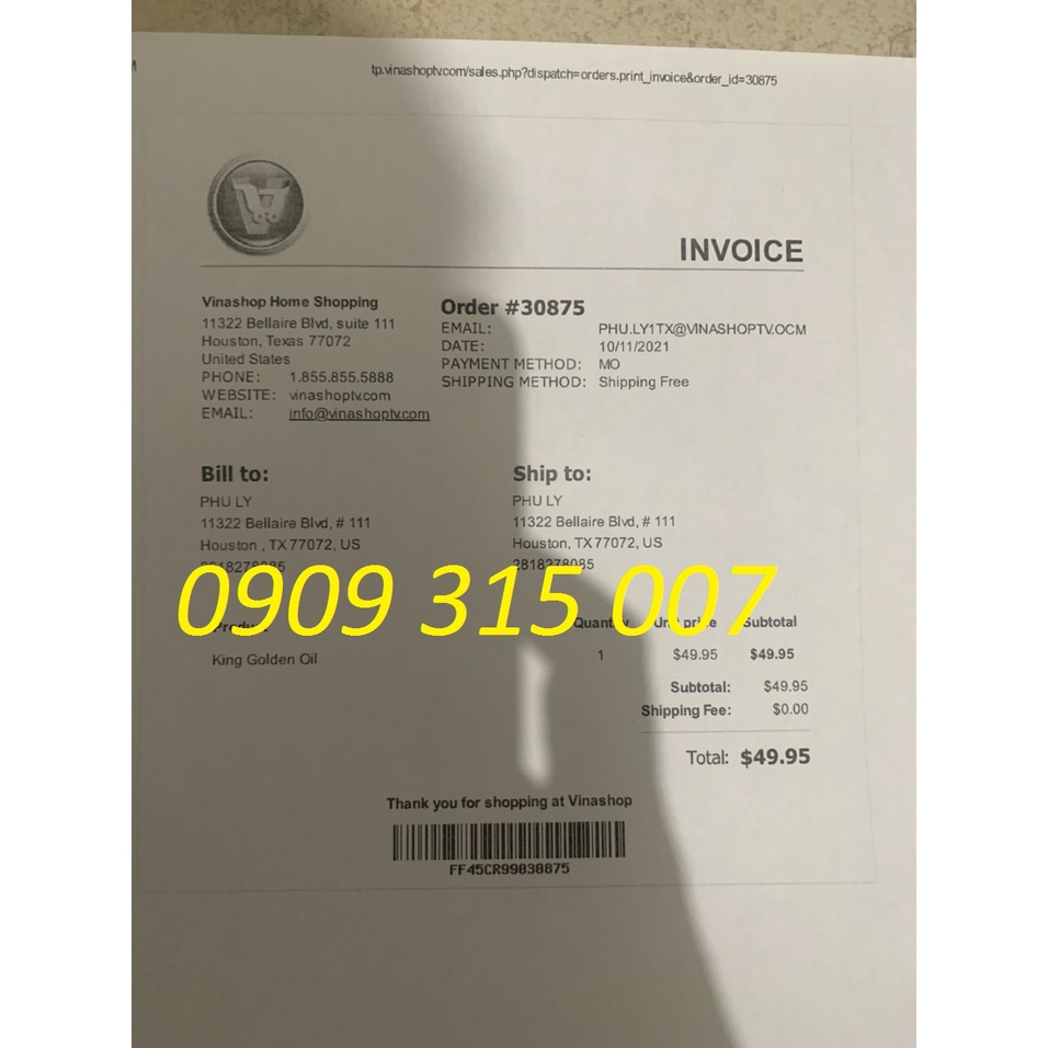 DẦU THIÊN TUẾ - KING GOLDEN OILS