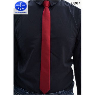 Cà vạt thắt sẵn, cà vạt nam bản 5cm Facioshop CD07
