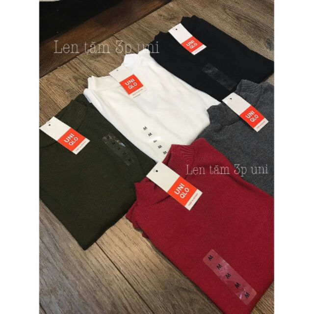 Áo len tăm cổ 3 phân