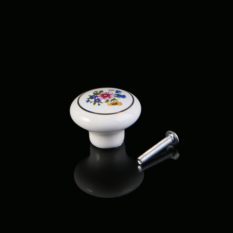 Núm tay nắm cửa tủ gốm