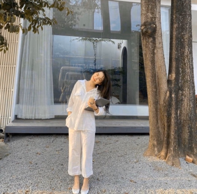 SET ÁO SƠ MI QUẦN TRẮNG | BigBuy360 - bigbuy360.vn