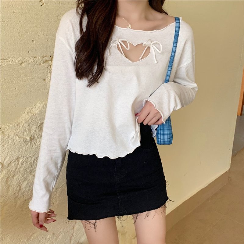 Áo Thun Tay Dài Dáng Rộng Thời Trang Mùa Thu Cho Phái Nữ