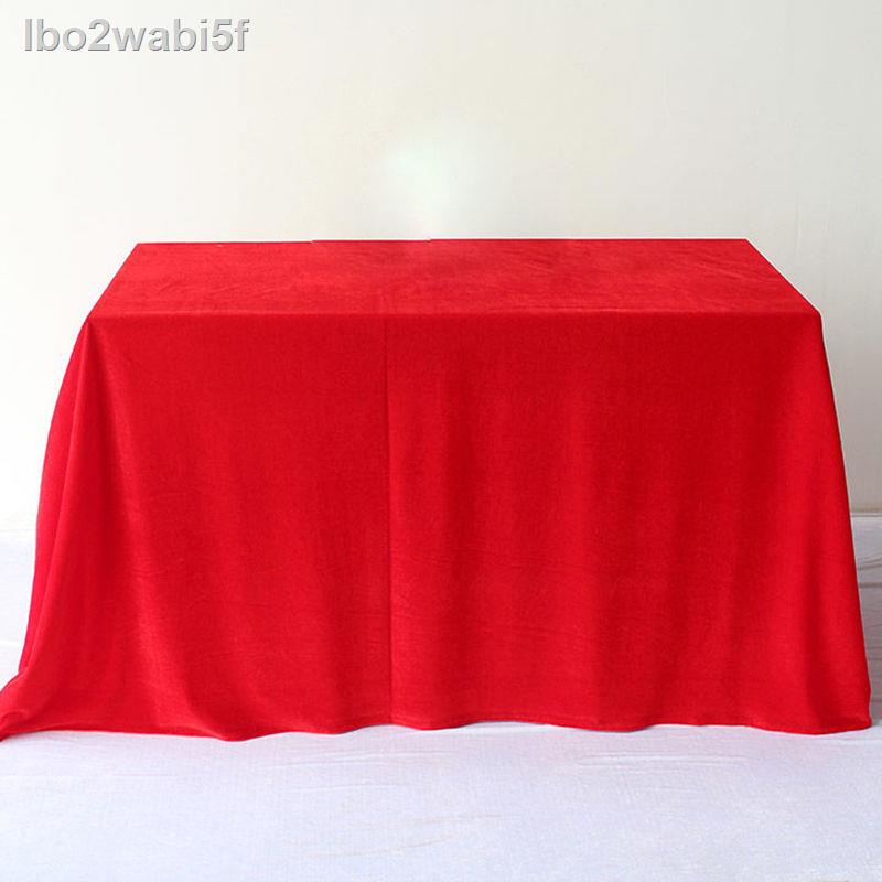 ☸ ๑ lbo2wabi5fDày tùy chỉnh văn phòng triển lãm hội nghị bàn khăn trải váy vải nhung không rụng lông