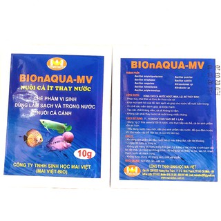 Men vi sinh BiOnAQUA Mai Việt cho bể cá cảnh