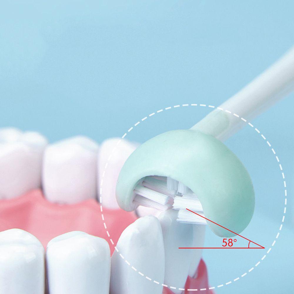 Bàn Chải Đánh Răng Ba Mặt Silicone Hình Chữ U Làm Sạch Sâu Bảo Vệ Răng Miệng Cho Trẻ Em