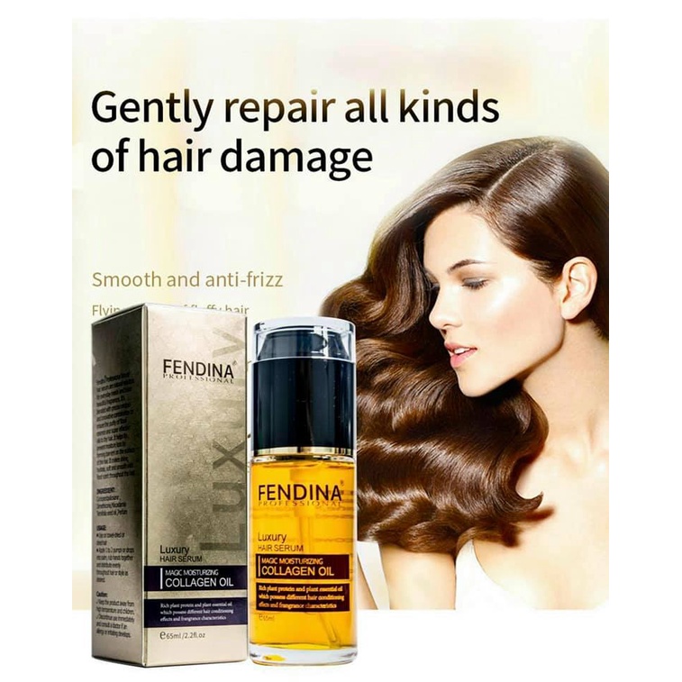 Tinh dầu dưỡng tóc Fendina cho tóc khô rối và khô hư tổn 65ml ..
