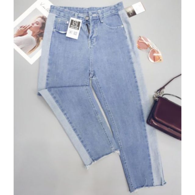 [Bán chạy ] Video Quần Jeans nữ baggy lưng cao Ulzzang Quảng Châu QDJ49 (Mom Jeans) | BigBuy360 - bigbuy360.vn