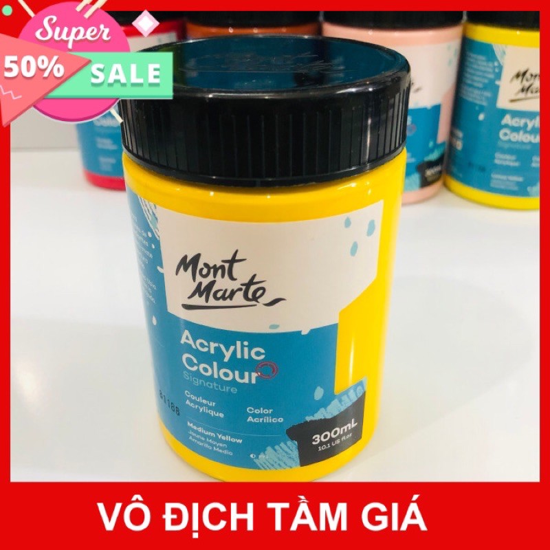 MÀU ACRYLIC 3D MONT MARTE 300ML VẼ TRÊN NHIỀU CHẤT LIỆU