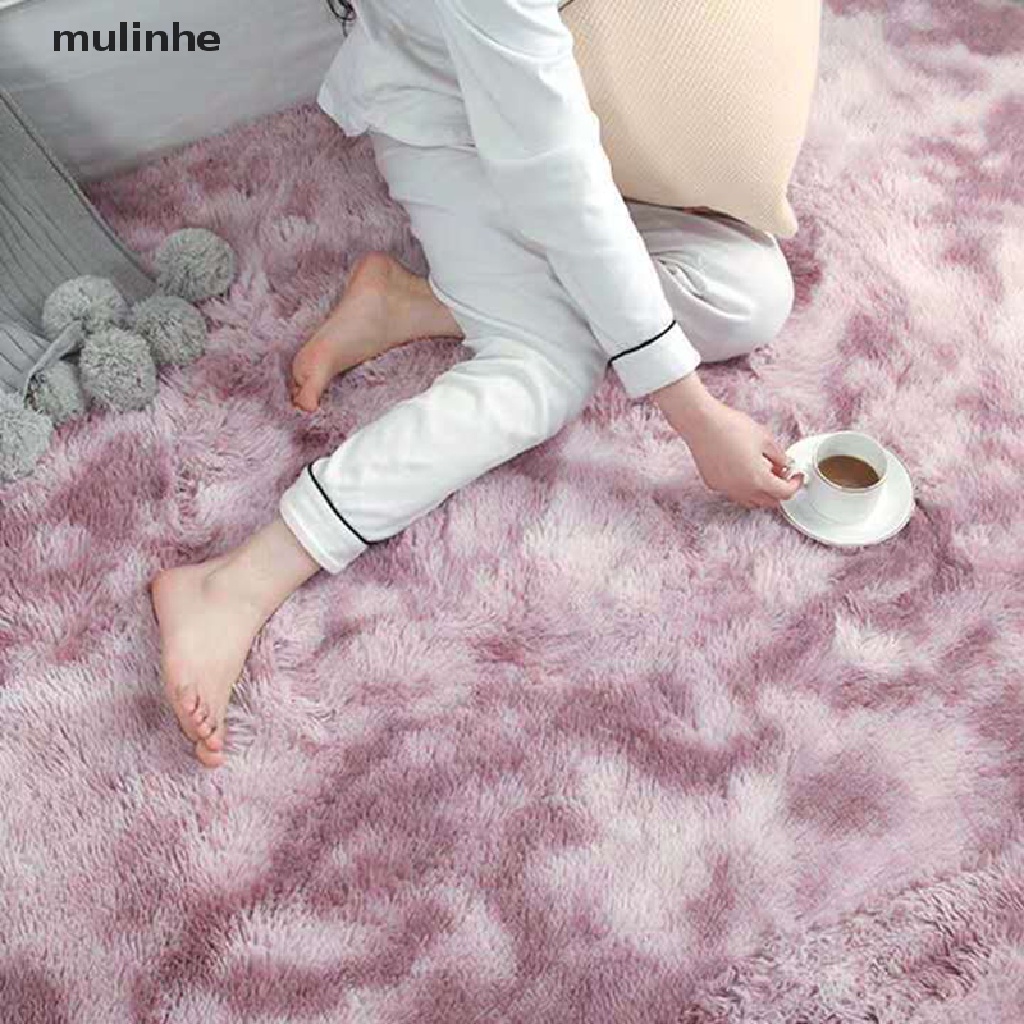 Thảm Lông Lót Sàn Chống Trượt Dùng Trang Trí Phòng Ngủ / Phòng Khách