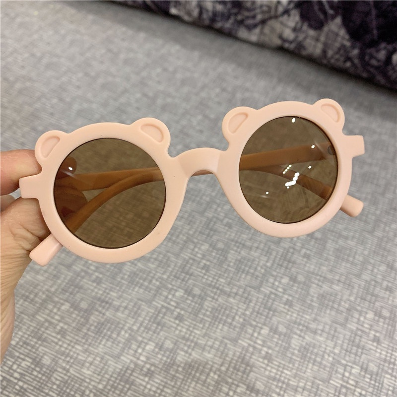 Thời Trang Trẻ Em UV400 Kính Mát Gấu Nhỏ