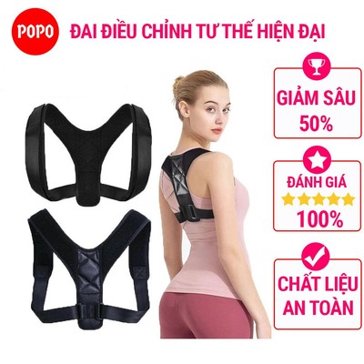 Đai chống gù lưng BC9 POPO chất liệu thoáng khí, nhẹ nhàng