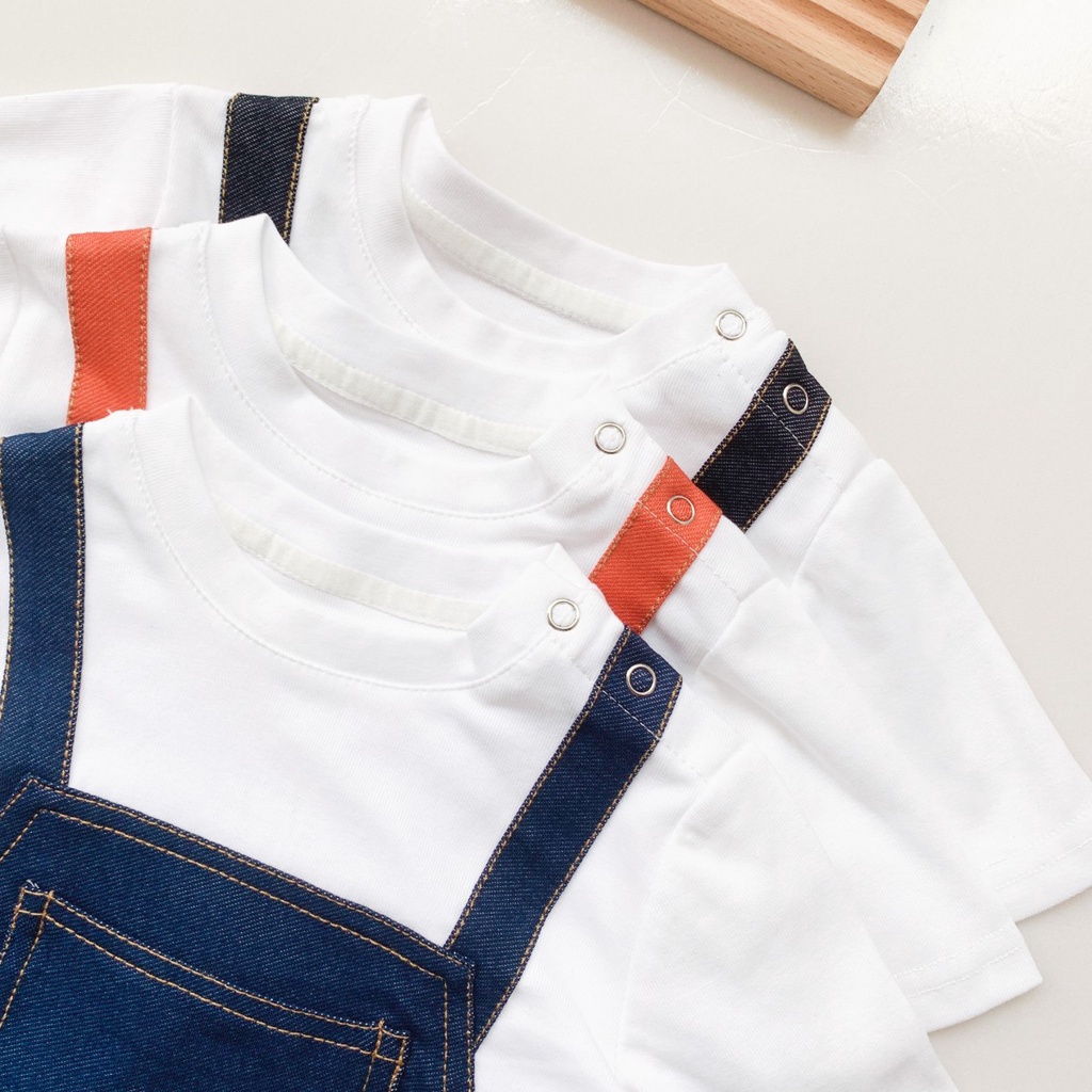 Bộ Áo Liền Quần Tay Ngắn Bằng Vải Cotton Dễ Thương Dành Cho Bé Trai Bé Gái 0-24 Tháng Tuổi