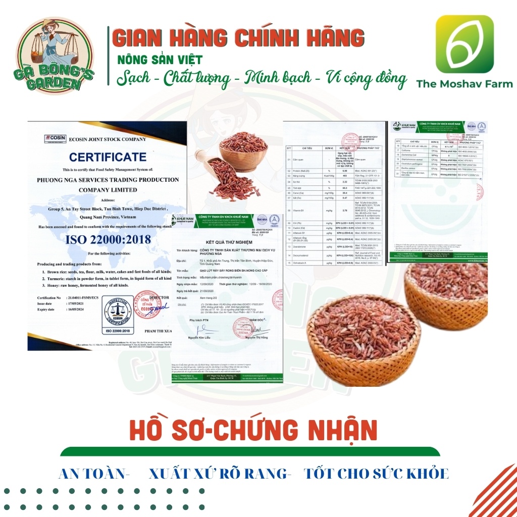 Gạo Lứt Rẫy Sấy Rong Biển Ăn Liền Thơm Ngon Cô Gái Bh.nong Túi 500g